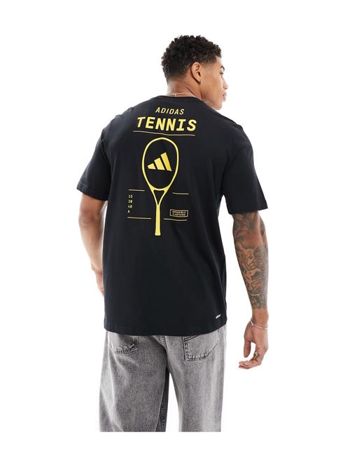 Adidas - t-shirt avec imprimé tennis au dos Adidas Originals pour homme en coloris Blue