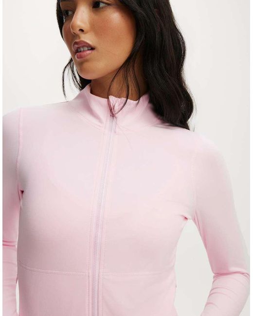 Cotton On Pink Ultra Soft Zip Through Jacket