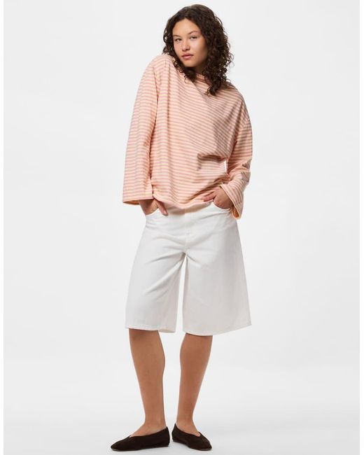 Pieces Natural Long Sleeved Top