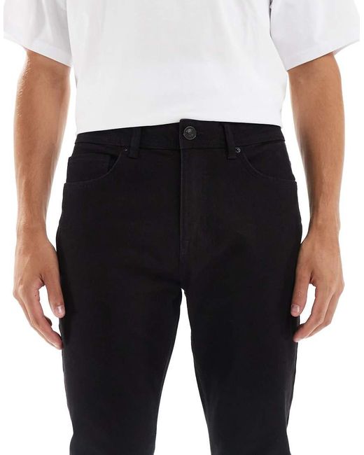 New Look Black Slim Fit Jeans for men