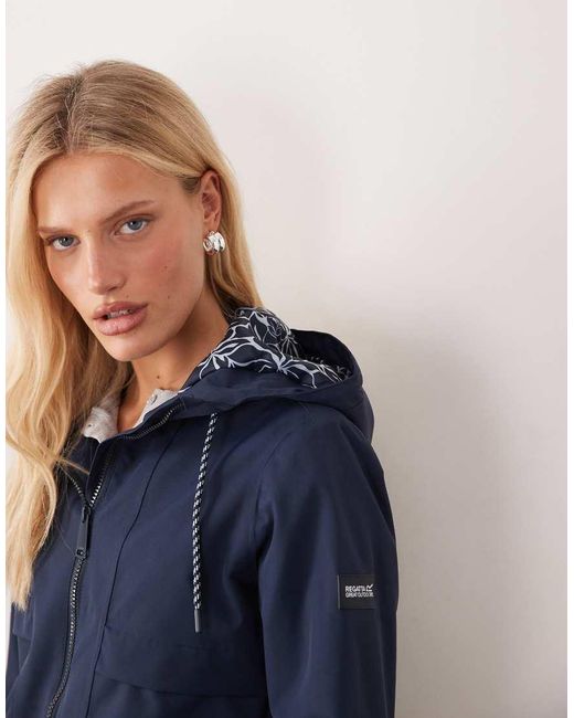 Regatta Blue Waterproof Orlea Hooded Jacket
