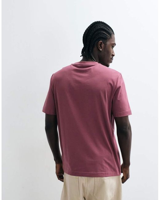 Boss Pink Chest Logo T-shirt for men