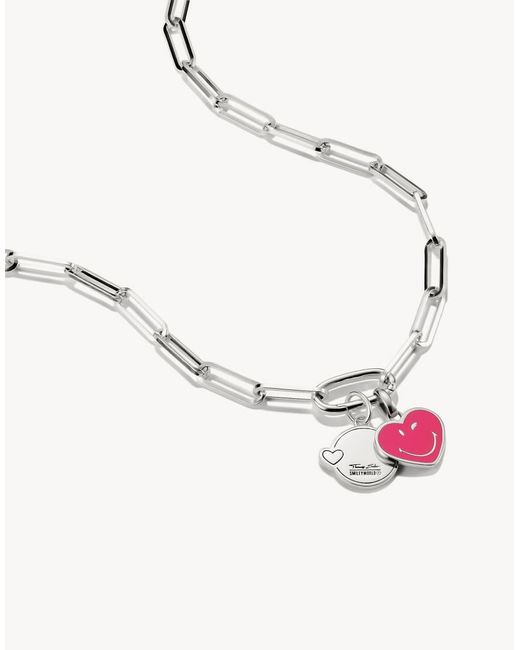 Thomas Sabo Metallic Smileyworld Kiss Charm Pendant Connect