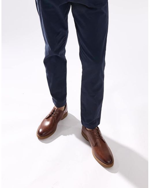 Base London Blue Strand Lace Up Shoe for men