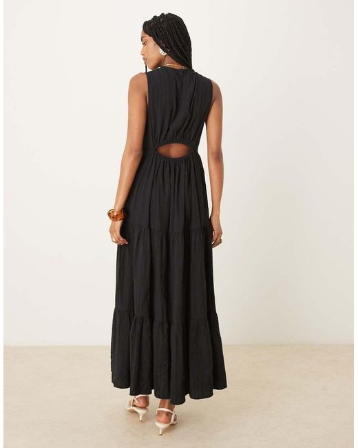 Nobody's Child Black Astrid Midi Dress