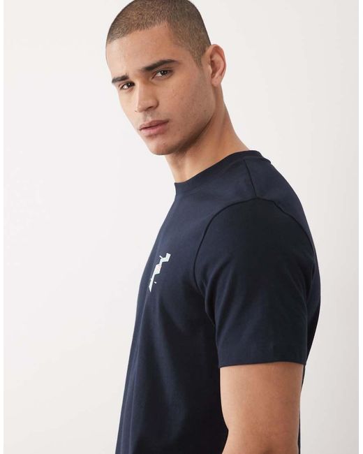 Boss Blue Hugo Boss Regular Fit Graphic Short Sleeve T-shirt for men