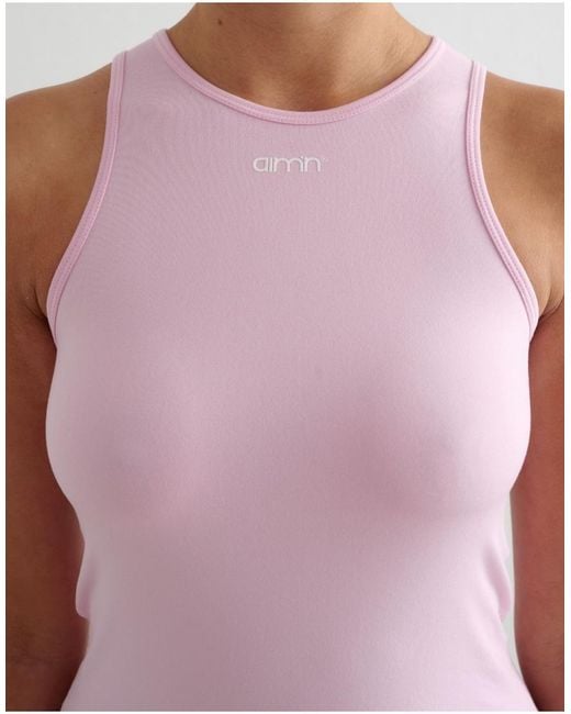 Aim'n Purple Cotton Candy Soft Basic Singlet