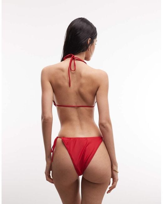 Collusion Red Frill Trim Triangle