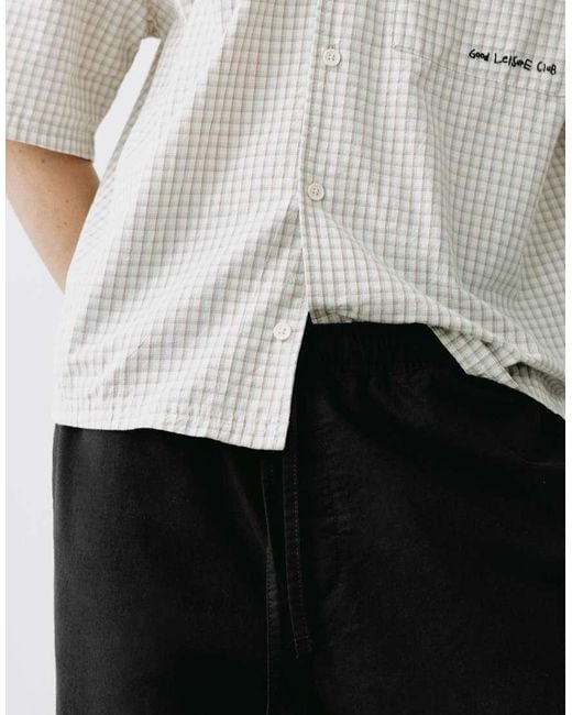 Pull&Bear White Rustic Joggers for men