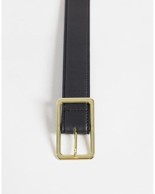 ASOS Gray Square Buckle Waist And Hip Belt