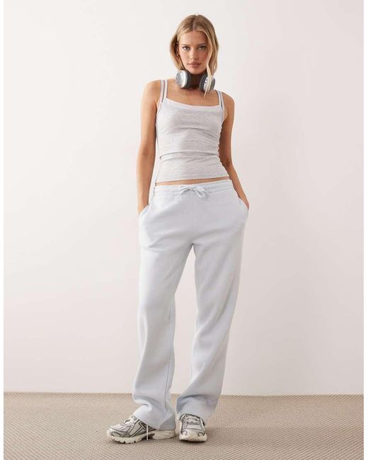Gina Tricot Blue Co-ord Loose Fit Straight Leg joggers