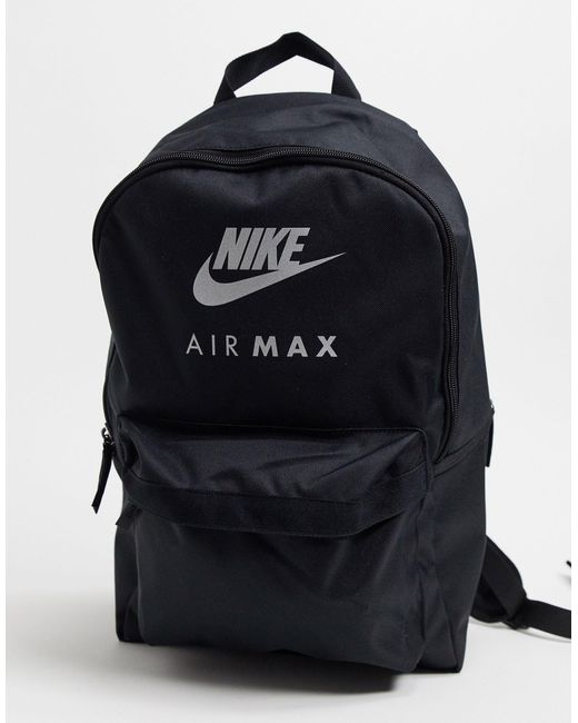 Nike Heritage Air Max Backpack in Black for Men | Lyst UK