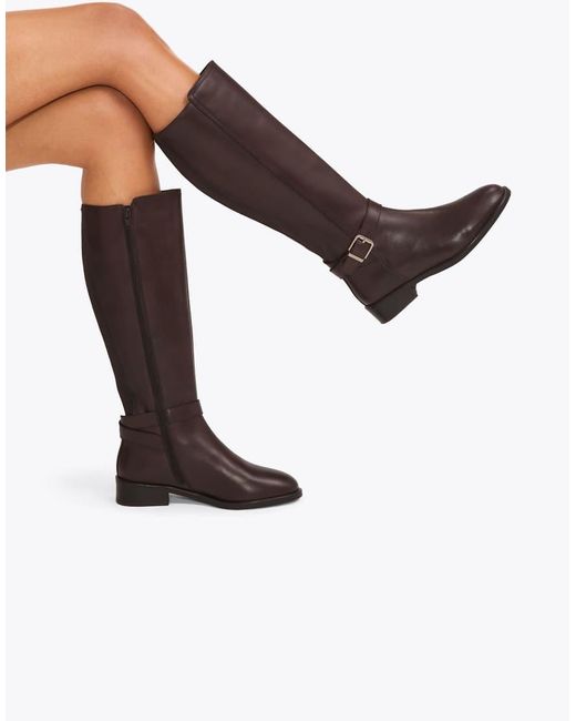 Carvela Kurt Geiger Black Pienza Riding Boot Knee Boots