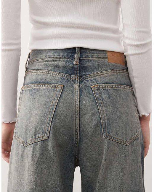 Weekday Gray Astro Unisex Low Rise baggy Fit Jeans