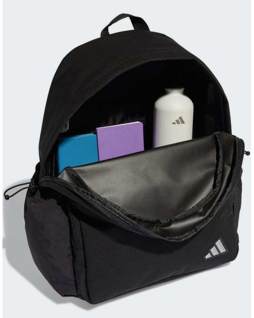 Adidas Originals Black Essentials Back To School Top Backpack