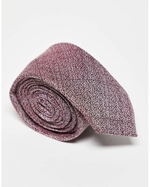 ASOS Purple Linen Tie for men