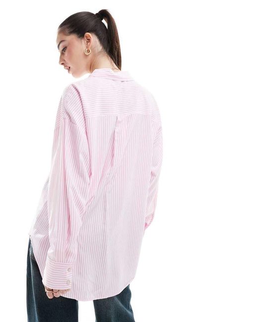 Vero Moda Pink Oversized Shirt