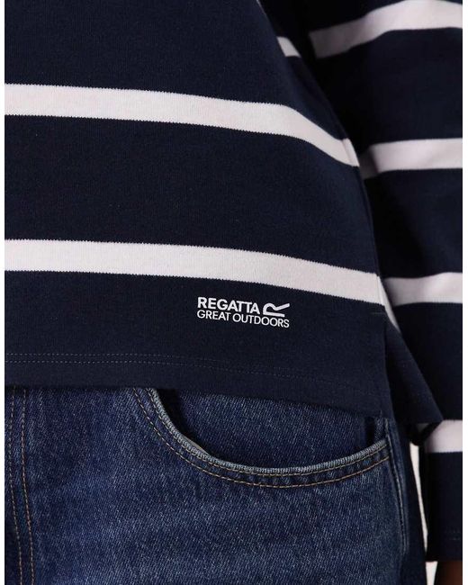 Regatta Blue Side Stripe Avira Sweatshirt