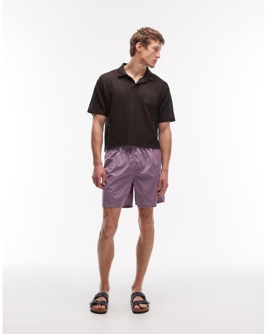 Carhartt Purple Canby Swim Trunks for men
