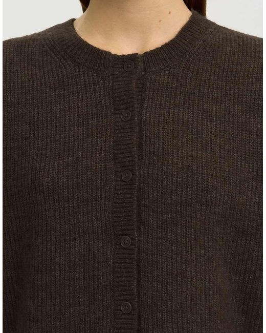 SELECTED Black Knitted Vest