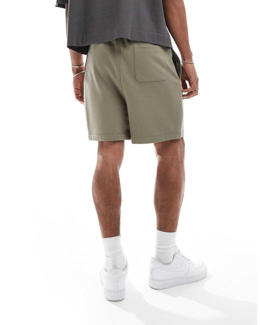 ASOS – slim fit basic-shorts in Green für Herren