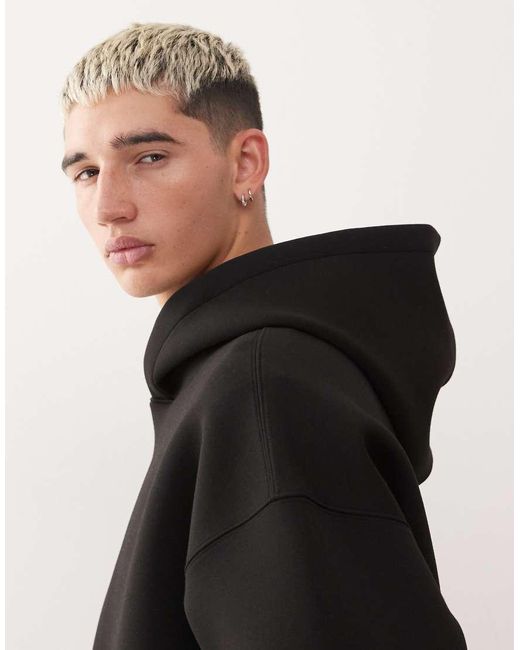 Weekday Black Simon Hoodie for men