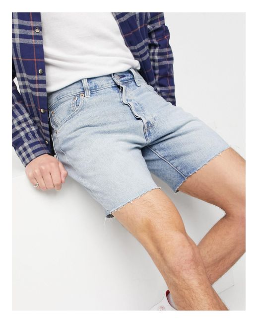 Levi's Youth - 501 93 - Regular Denim Shorts in het Blauw voor heren - Lyst