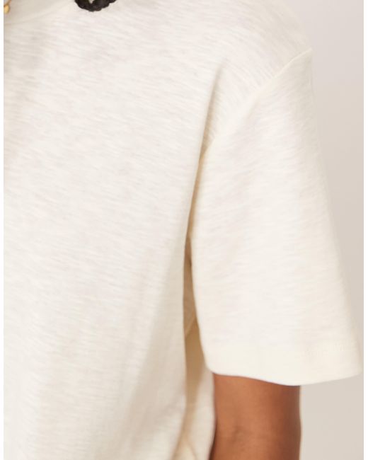 ASOS Pink Slubby Regular Fit T-shirt