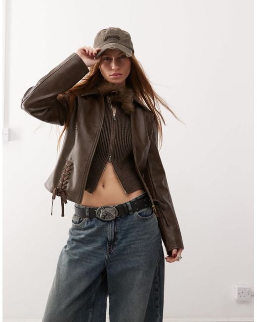 Reclaimed (vintage) Green – taillierte jacke