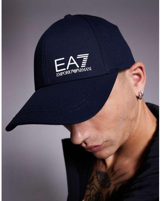 EA7 Blue Armani Train Core Cap for men