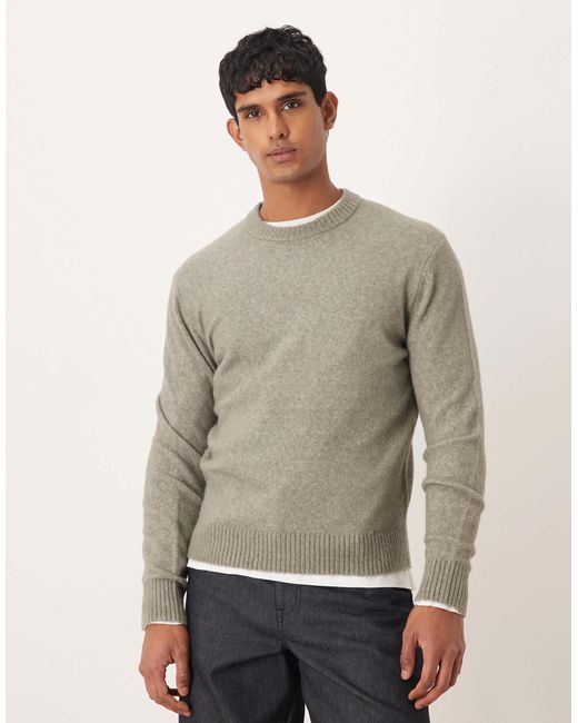 Pull ras Mango pour homme en coloris Gray