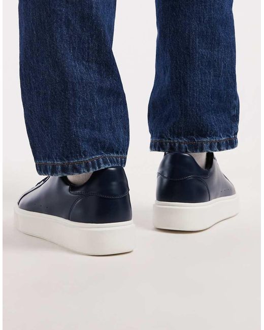 ASOS Blue Lace Up Sneakers for men