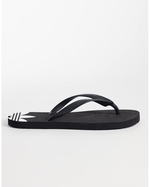 Adidas Originals Black Adisun Thongs