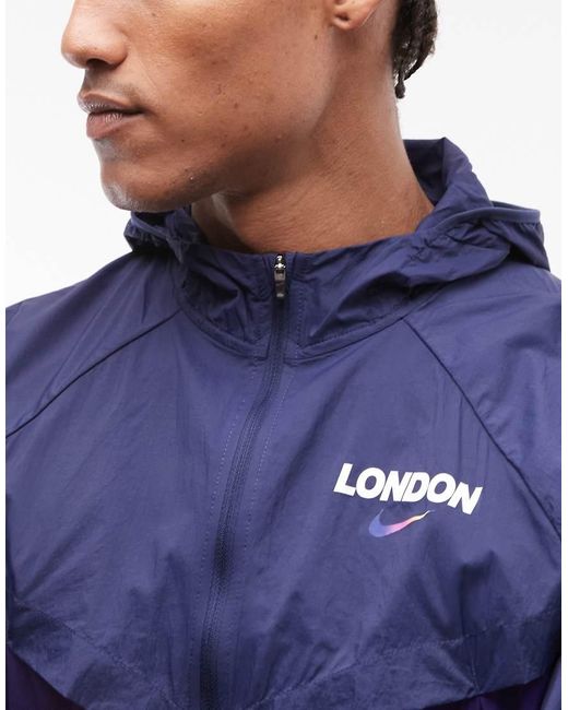 Nike Blue Stride City Jacket for men