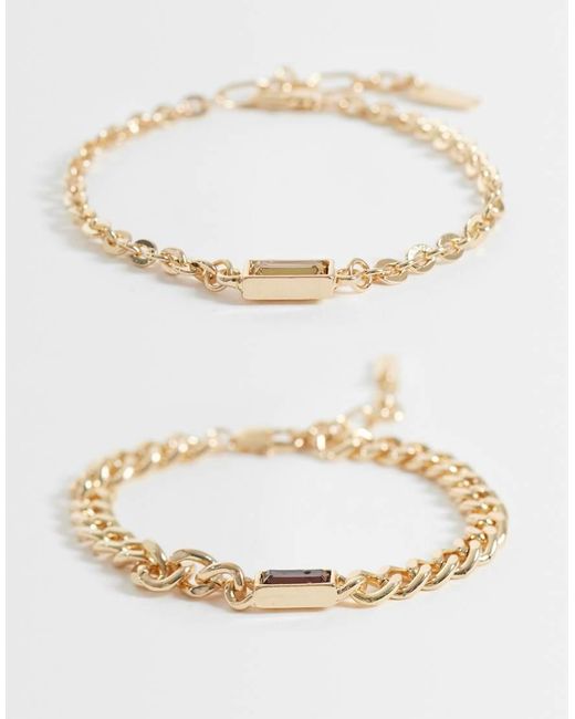 Set Da 2 Bracciali di ASOS in Multicolor da Uomo