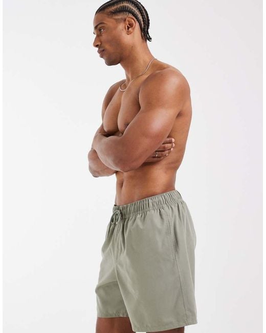 ASOS White Swim Shorts for men