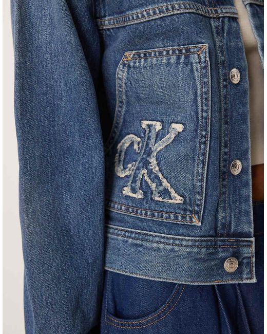 Calvin Klein Blue Denim Jackets