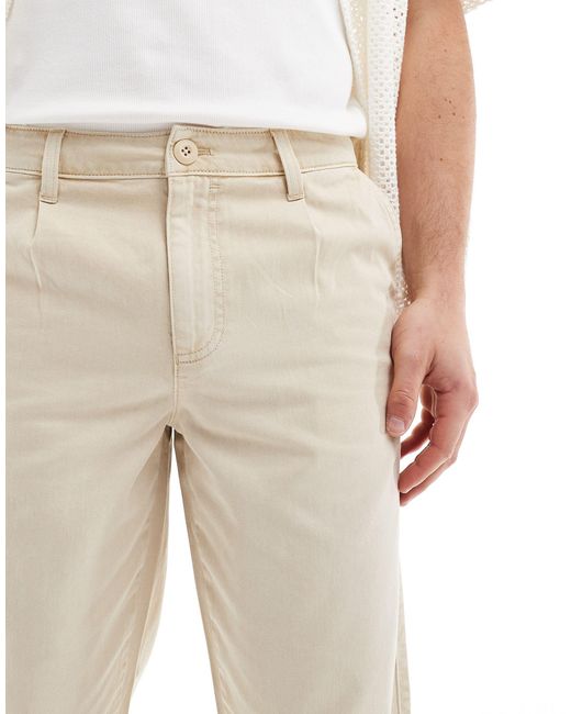 ASOS Natural Relaxed Chino for men