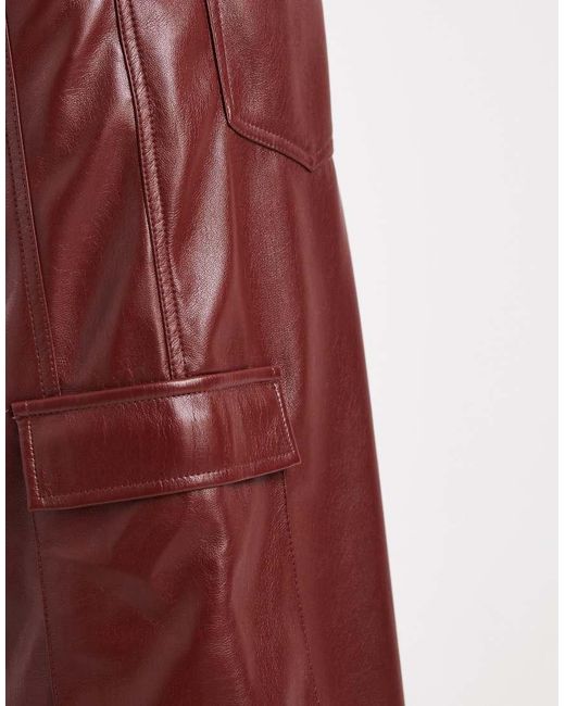 ASOS Red Utility Trousers