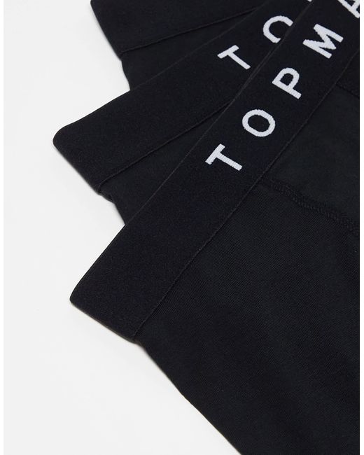 Topman Black 3 Pack Trunks for men