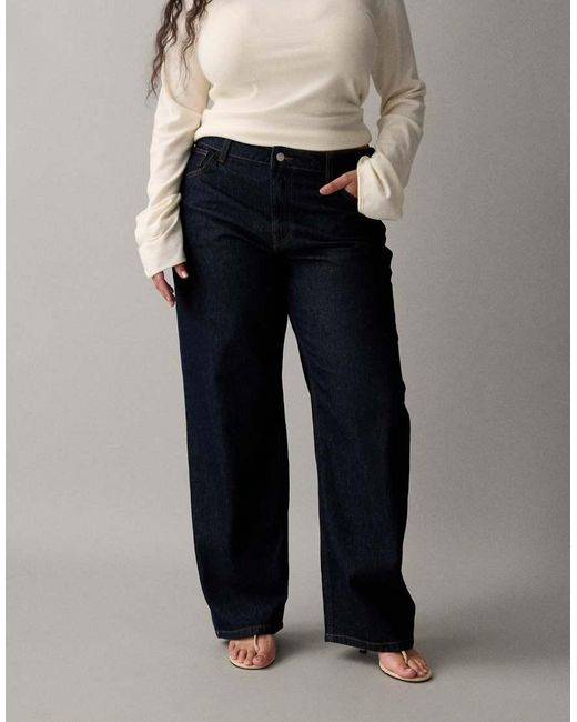 Noisy May Black Alexa Mid Rise Wide Leg Jeans