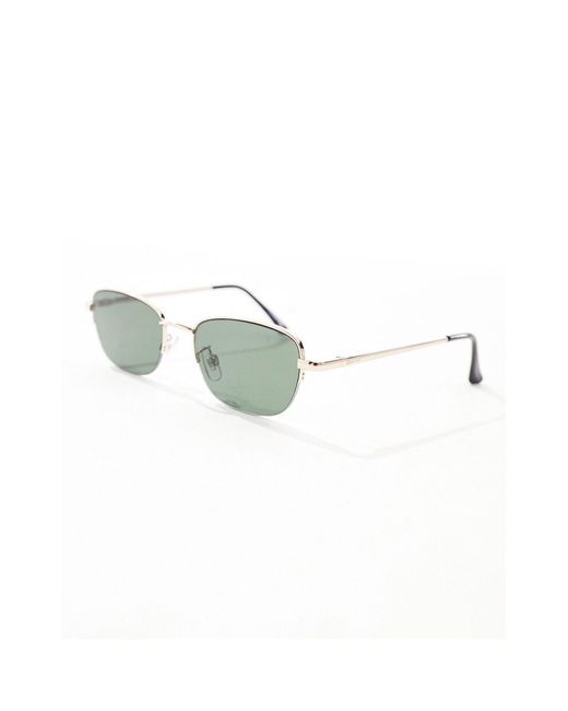 Reclaimed (vintage) Brown Unisex D Frame Sunglasses