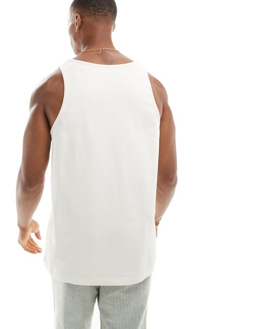 ASOS Natural Heavyweight Vest for men