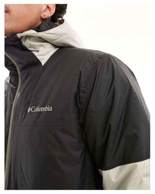 Point park omni-heat - manteau chaud et imperméable - kaki Columbia pour homme en coloris Black