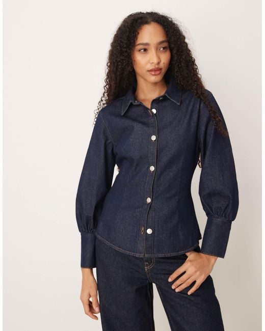ASOS Blue – jeanshemd