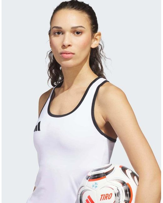 Adidas Originals White Entrada26 Tank Top