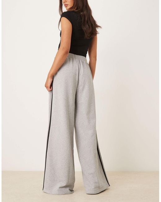 Adidas Originals Natural Wide Leg Sweat Pants