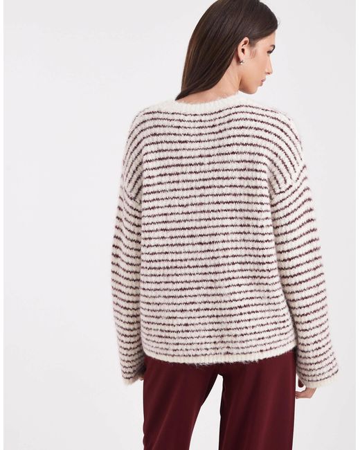 Pull ras 4th & Reckless en coloris Red