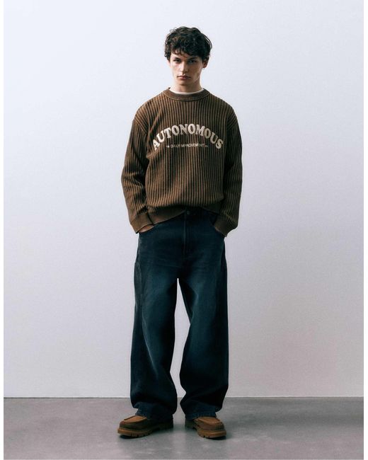Pull&Bear – pullover in Gray für Herren