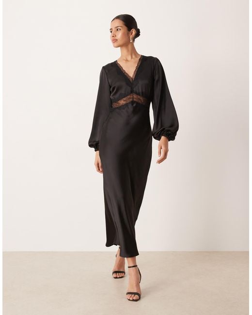 gina tricot flowy dress Flowy Maxi Dress Gina Tricot